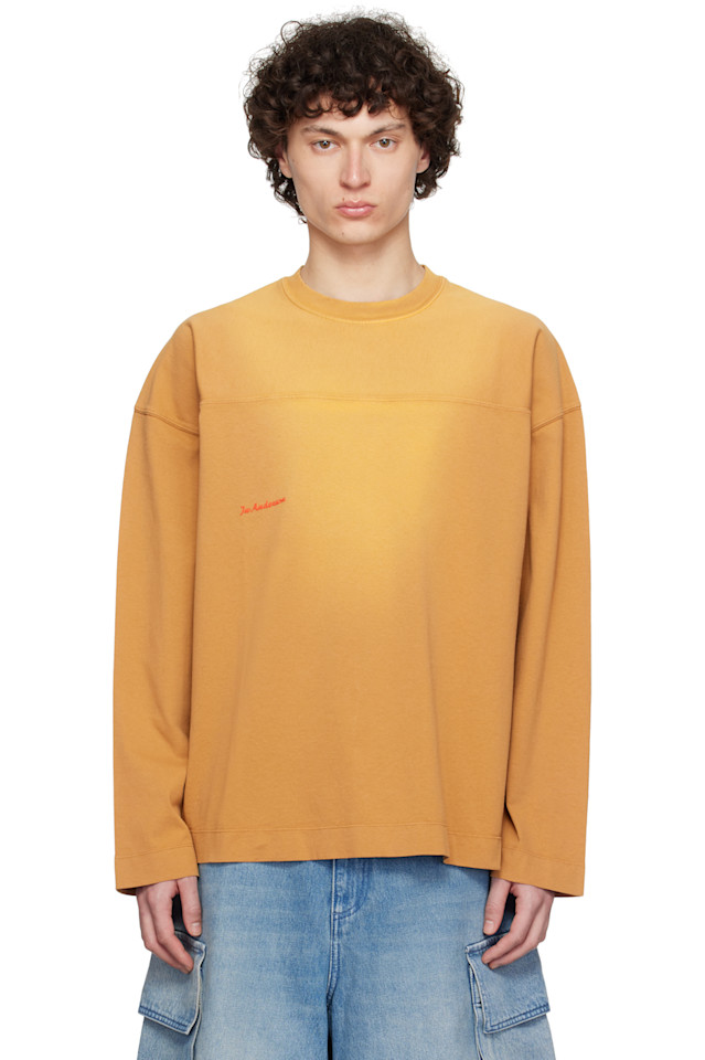 

Длинный рукав футболка Jw Anderson, цвет tobacco