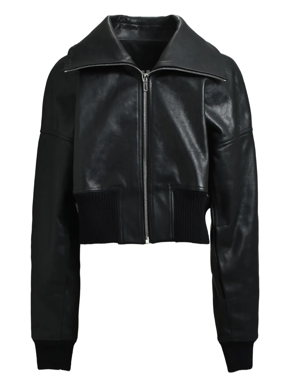

Укороченная куртка на молнии Rick Owens, черный