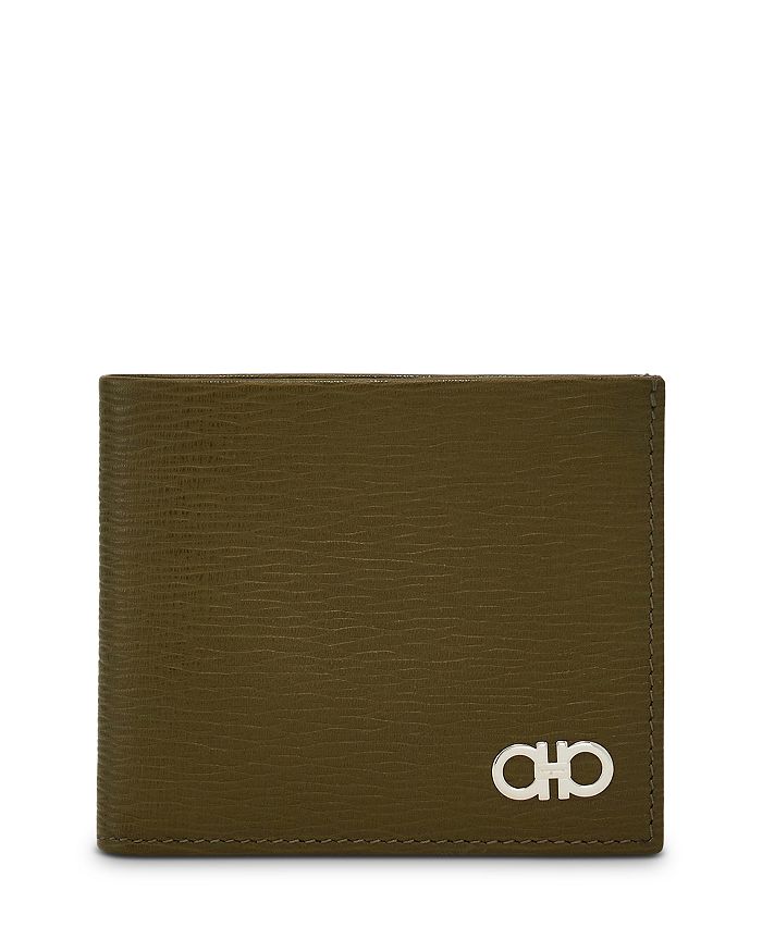 

Кошелек Gancini Bi Fold Ferragamo, зеленый