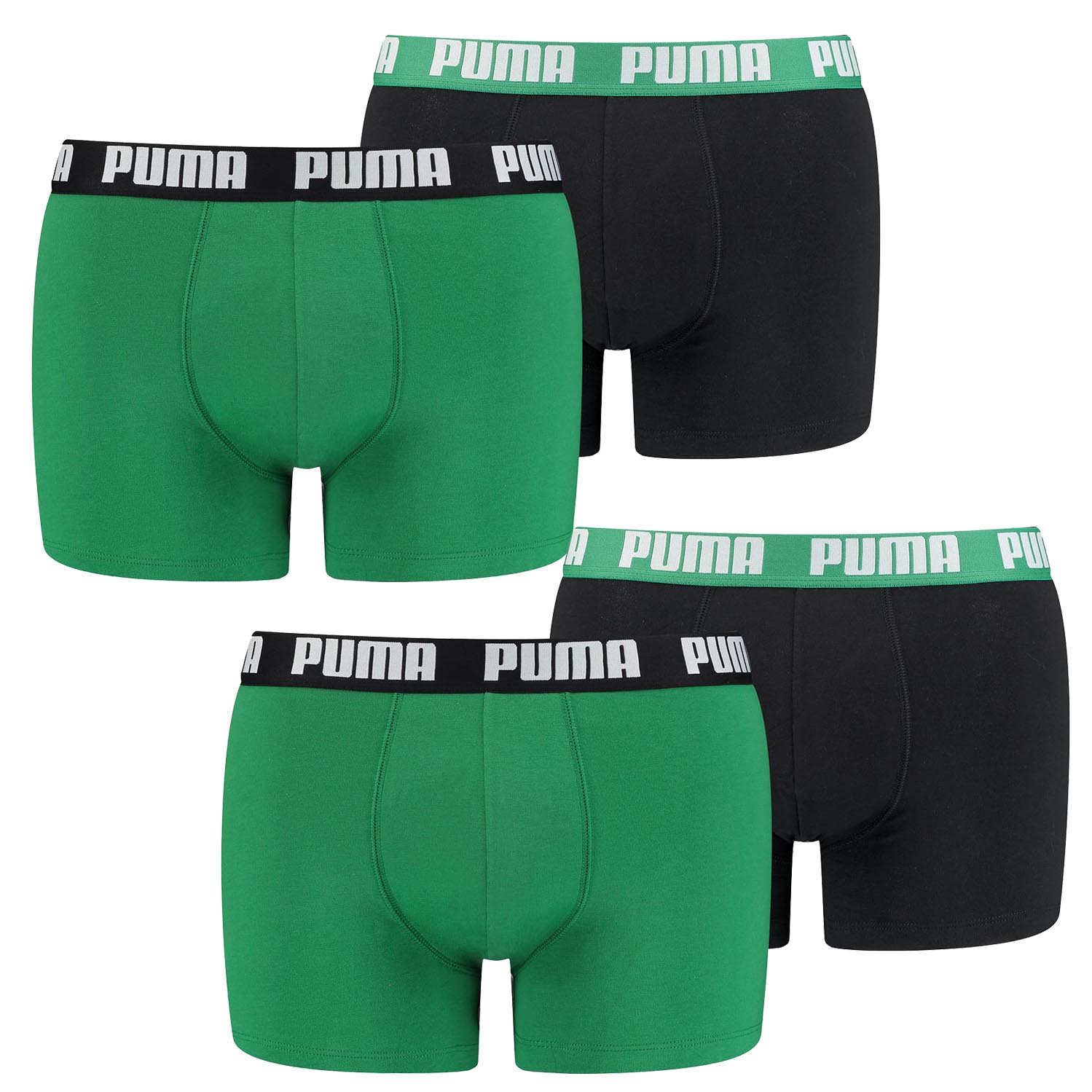 

Боксеры Puma Boxershorts PUMA BASIC BOXER 4P, цвет 035 - Amazon Green