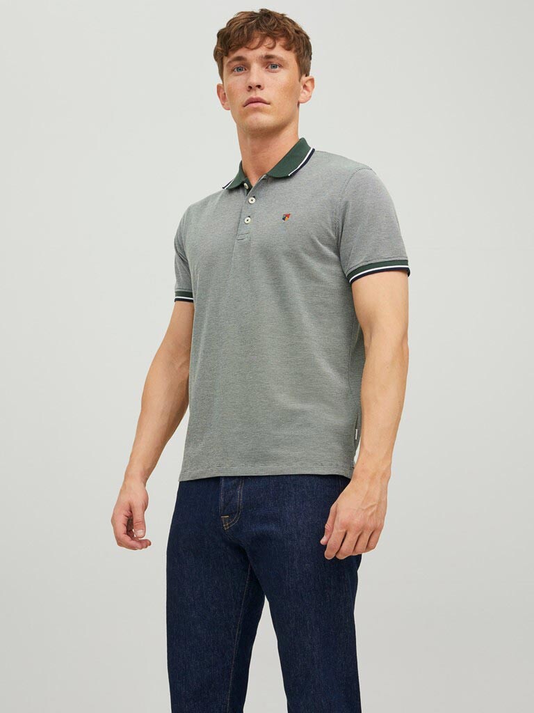 

Футболка Jack & Jones JPRBLUWIN POLO SS NOOS, зеленый