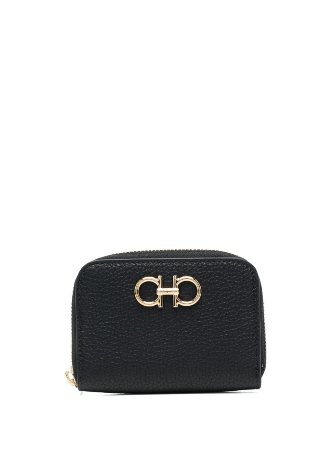 

Ferragamo кошелек с декором Gancini, черный