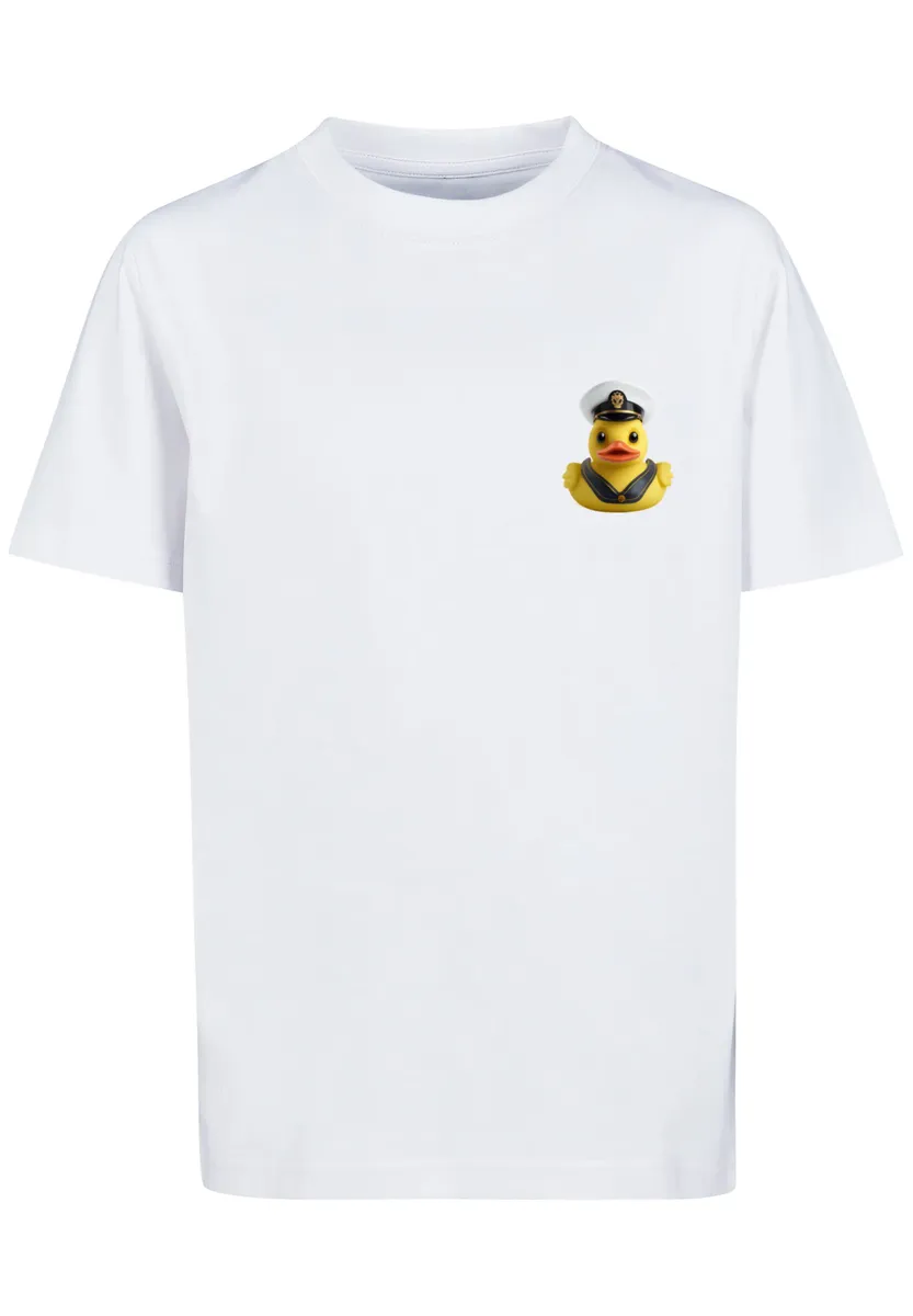 

F4NT4STIC Футболка "Rubber Duck Captain TEE UNISEX", принт, белый