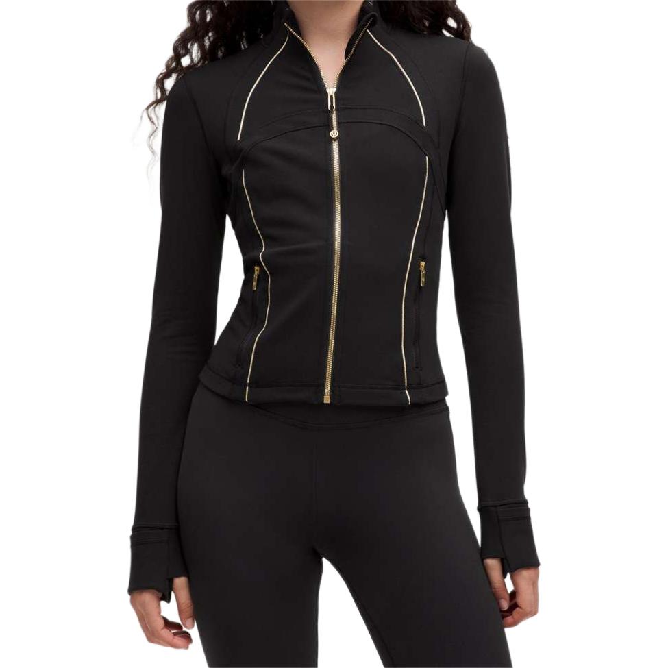 

Lululemon Куртка женская черная, Black Gold Logo/BLK/GOLD