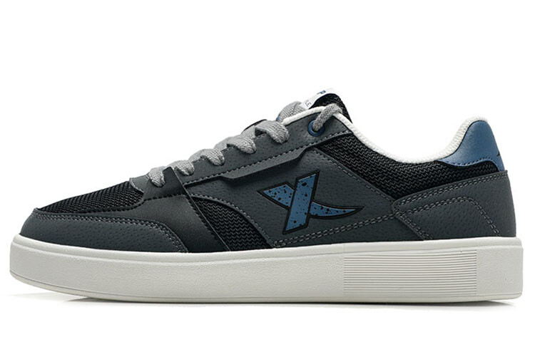 

Кроссовки XTEP Skateboarding Shoes Men Low-top Charcoal Grey/black/grey Blue, синий