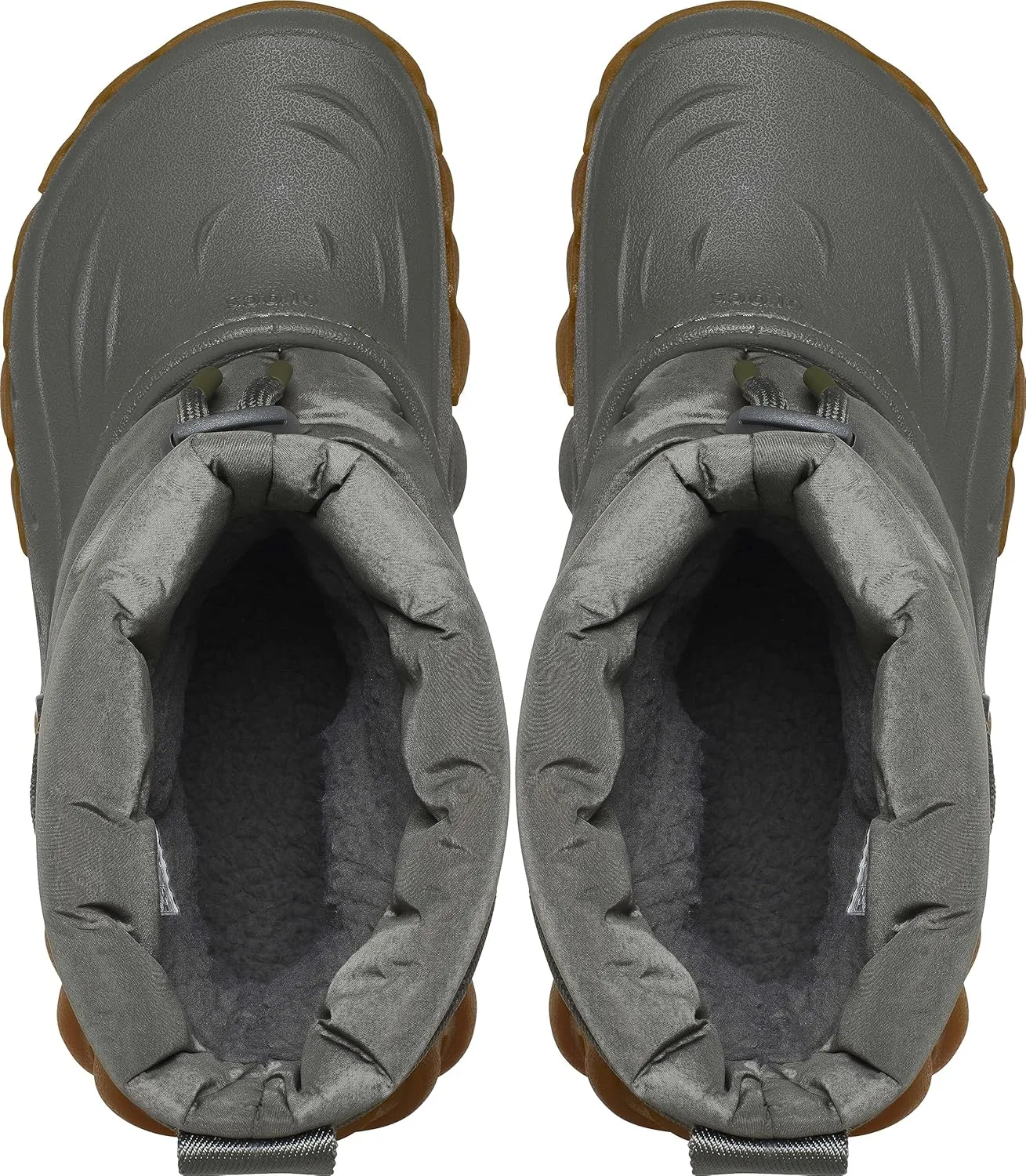 Сабо Crocs Unisex Echo Clogs Wooden Shoes, оливковый — фото 4