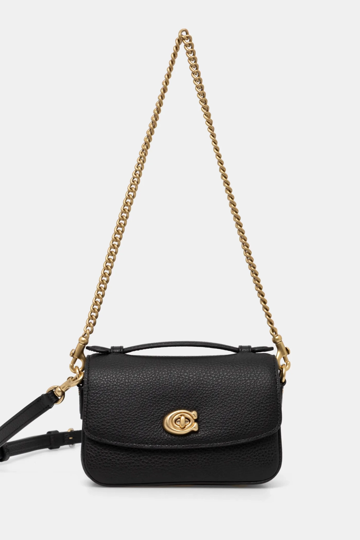 

Кожаная сумочка Cassie Coach, черный