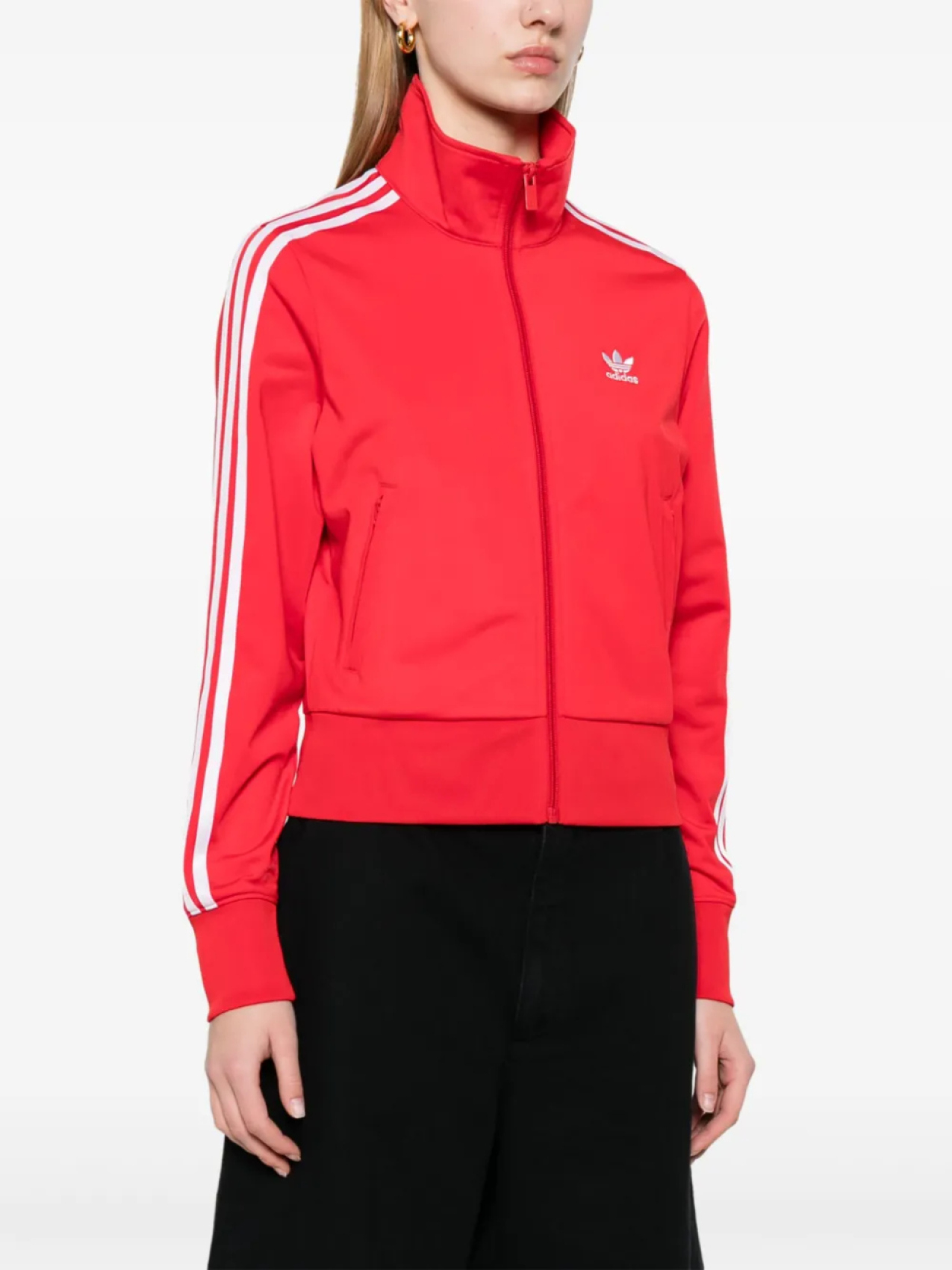 Толстовка Adidas Firebird Adicolor Classics, красный — фото 3