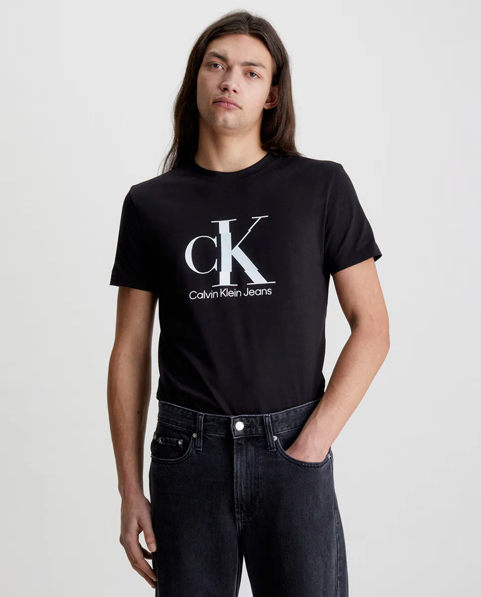 

Футболка мужская с коротким рукавом Calvin Klein Jeans, черный