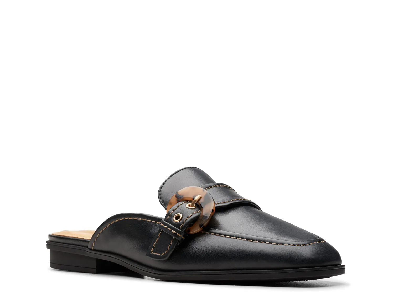 

Балетки Lyrical Shine Mule Clarks, черный