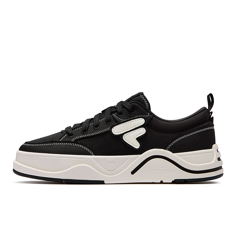 FILA FUSION 50-50 DX II CVS устойчивые к истиранию лоу-топ скейтборд кроссовки мужские черно-белые черный/молочный белый с подарком, цвет Black/Milk White (Gift Included) — фото 3