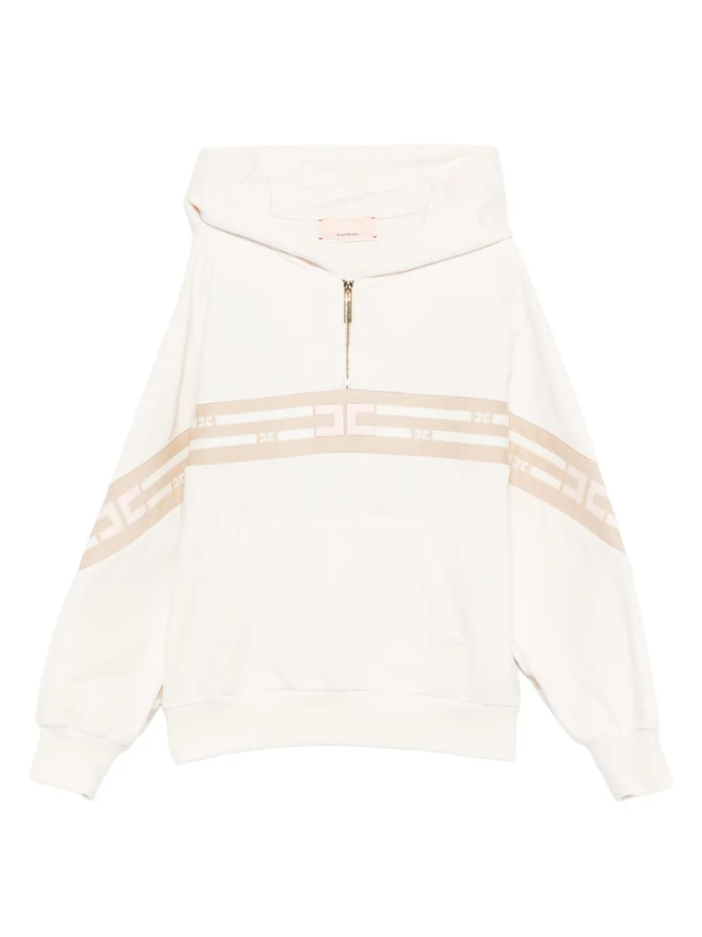 

Худи на молнии Elisabetta Franchi La Mia Bambina, нейтральный