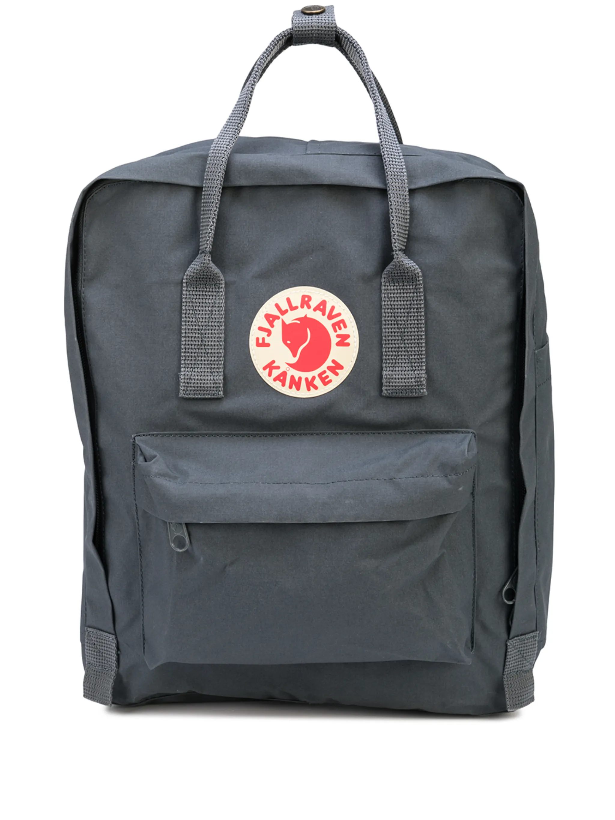 

Рюкзак Kanken с нашивкой-логотипом Fjällräven, серый