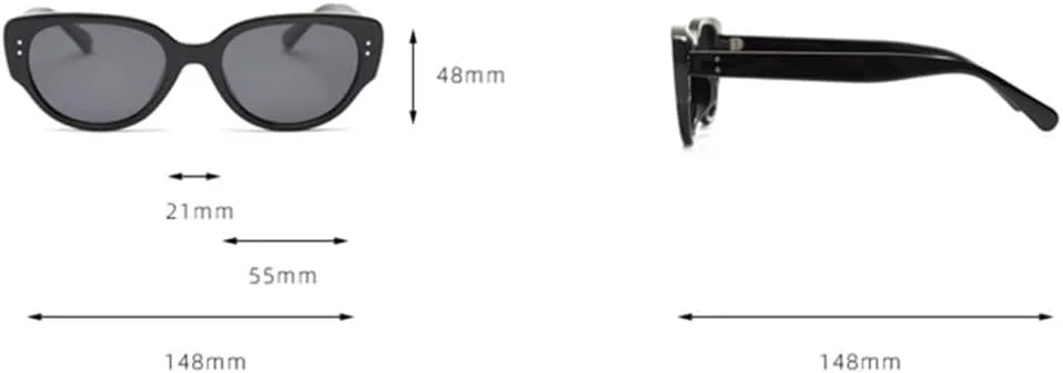 

Поляризованные солнцезащитные очки «кошачий глаз» для женщин, солнцезащитные очки с заклепками для мужчин, очки с защитой от УФ-излучения UV400 generic, C4