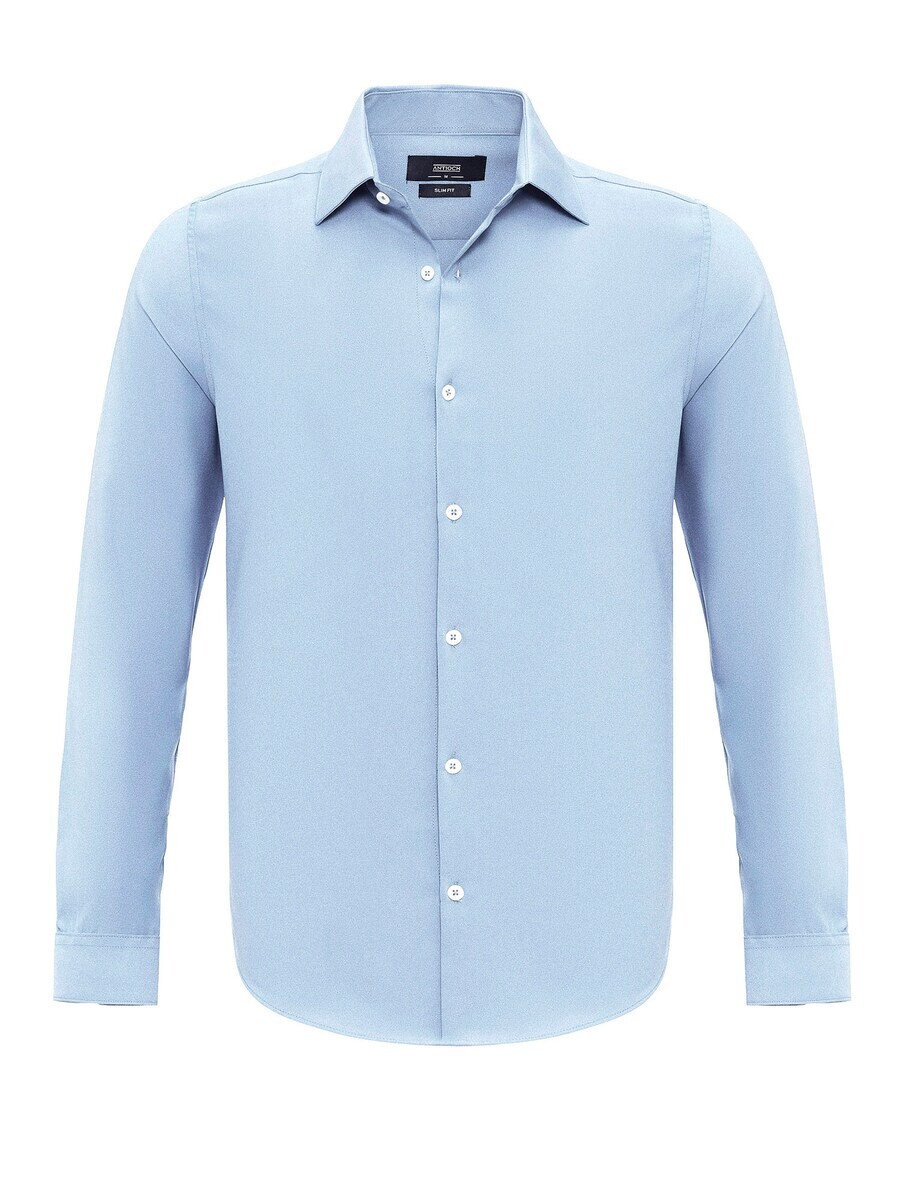 

Деловая рубашка Antioch Slim fit Business Shirt, светло-синий