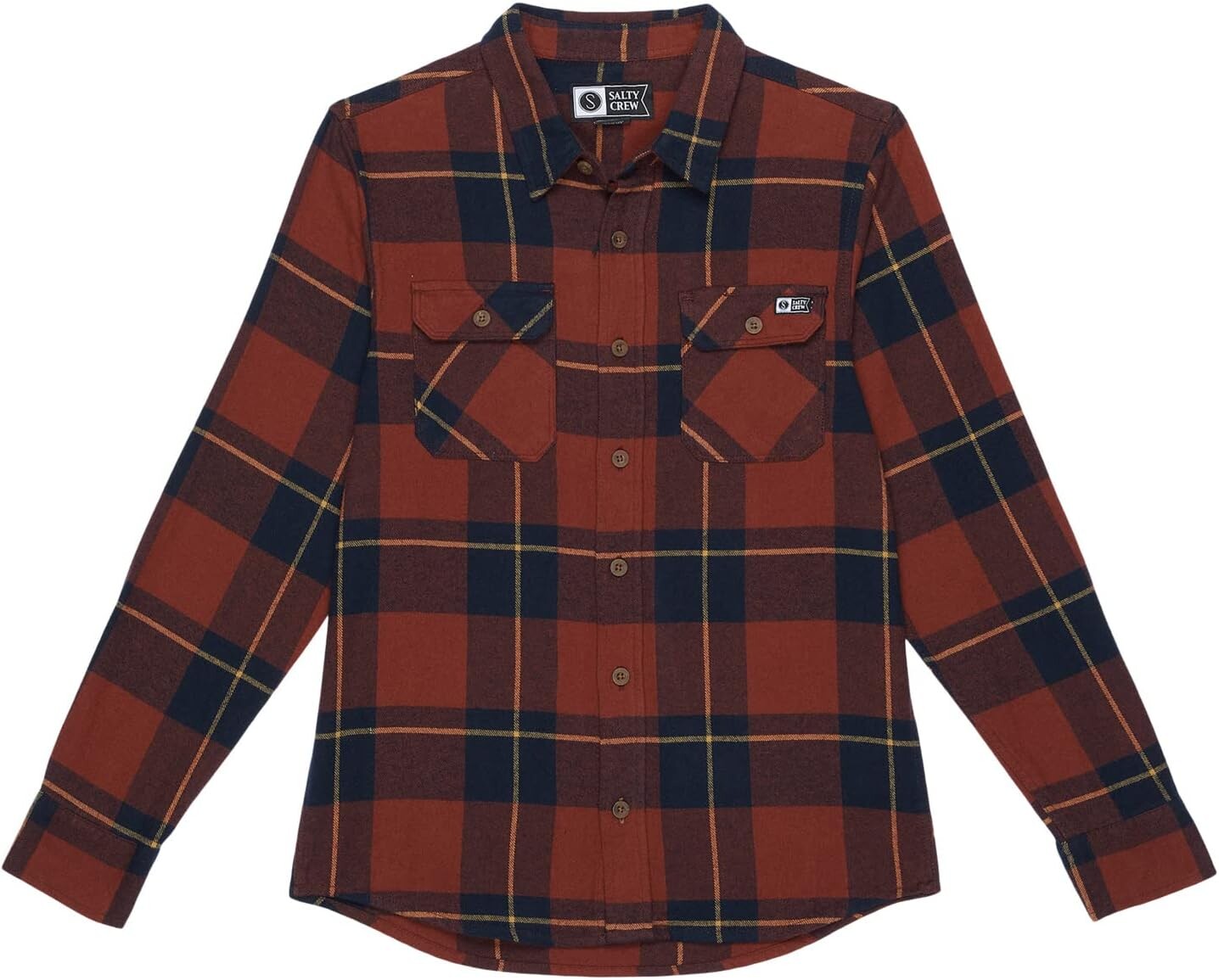 

Рубашка Salty Crew First Light Long Sleeve Flannel, темно-синий