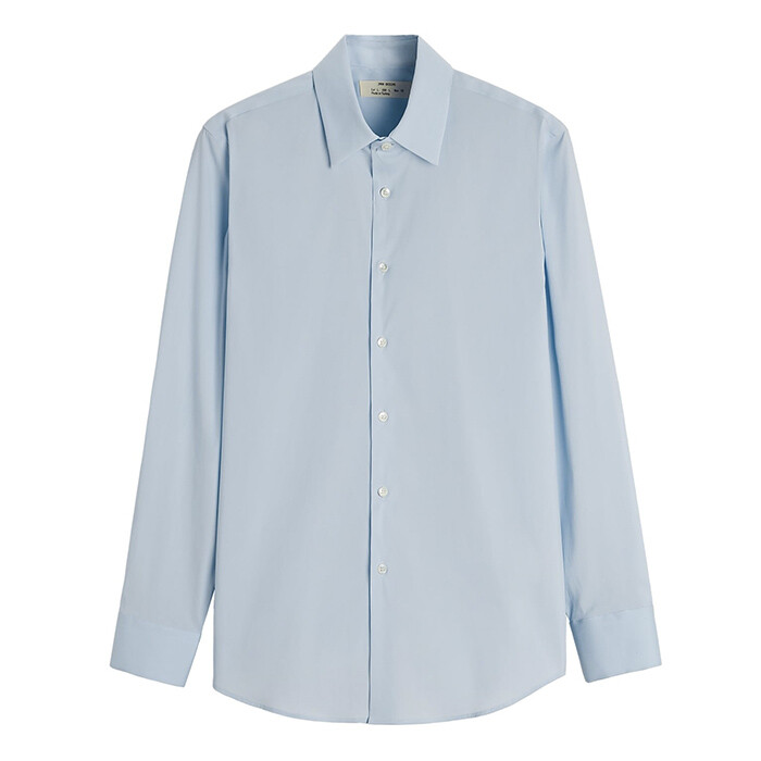 

Рубашка Zara Origins Regular Fit, голубой