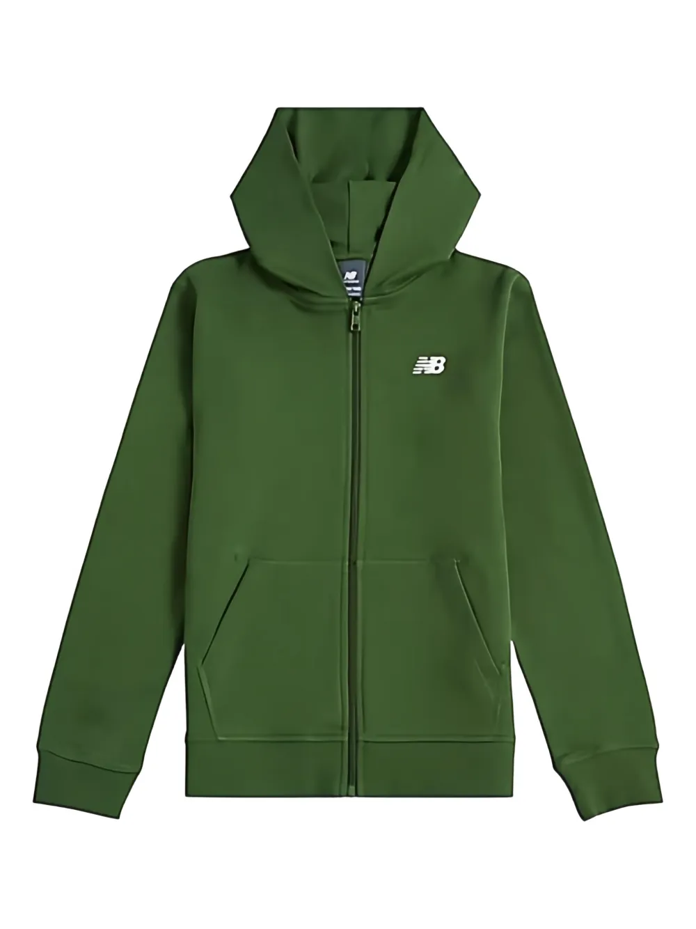 Свитшот из французского трикотажа (френч терри) New Balance Kids, зеленый