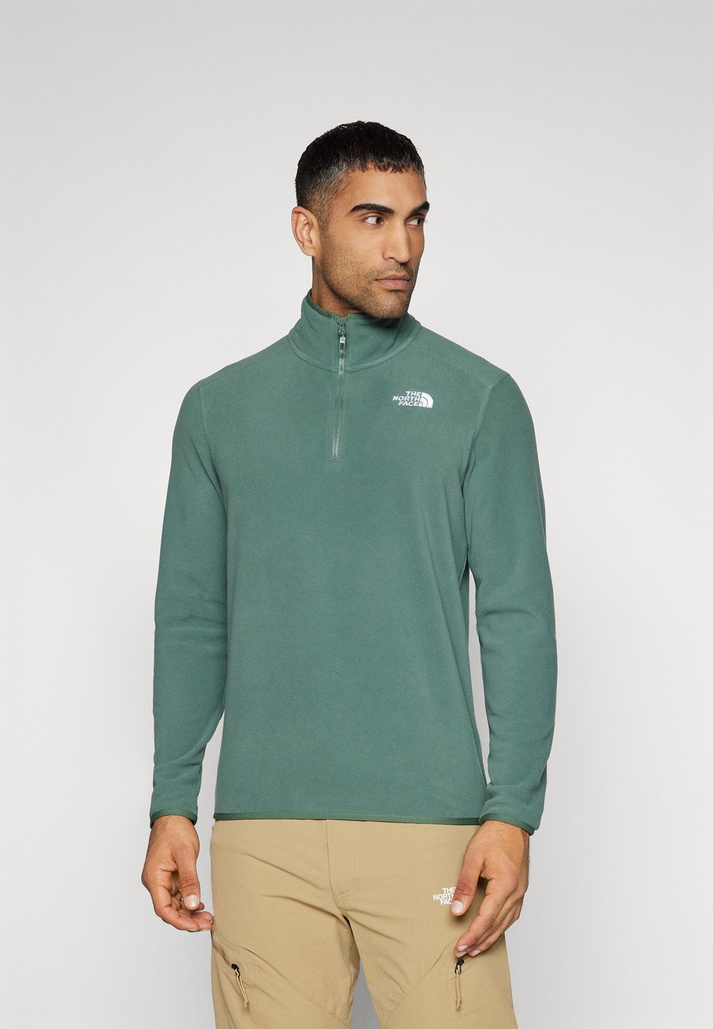 

Флисовый джемпер GLACIER 1/4 ZIP The North Face, зеленый