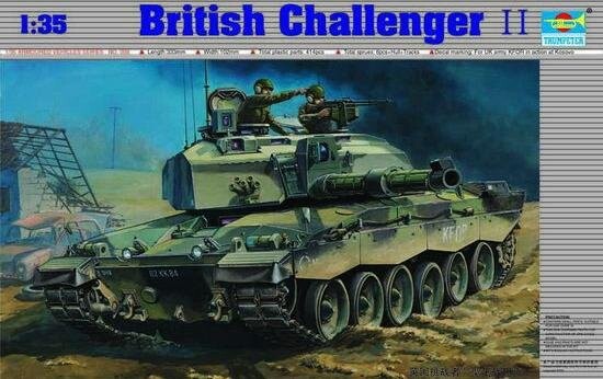 

Комплект модели британского Challenger II British