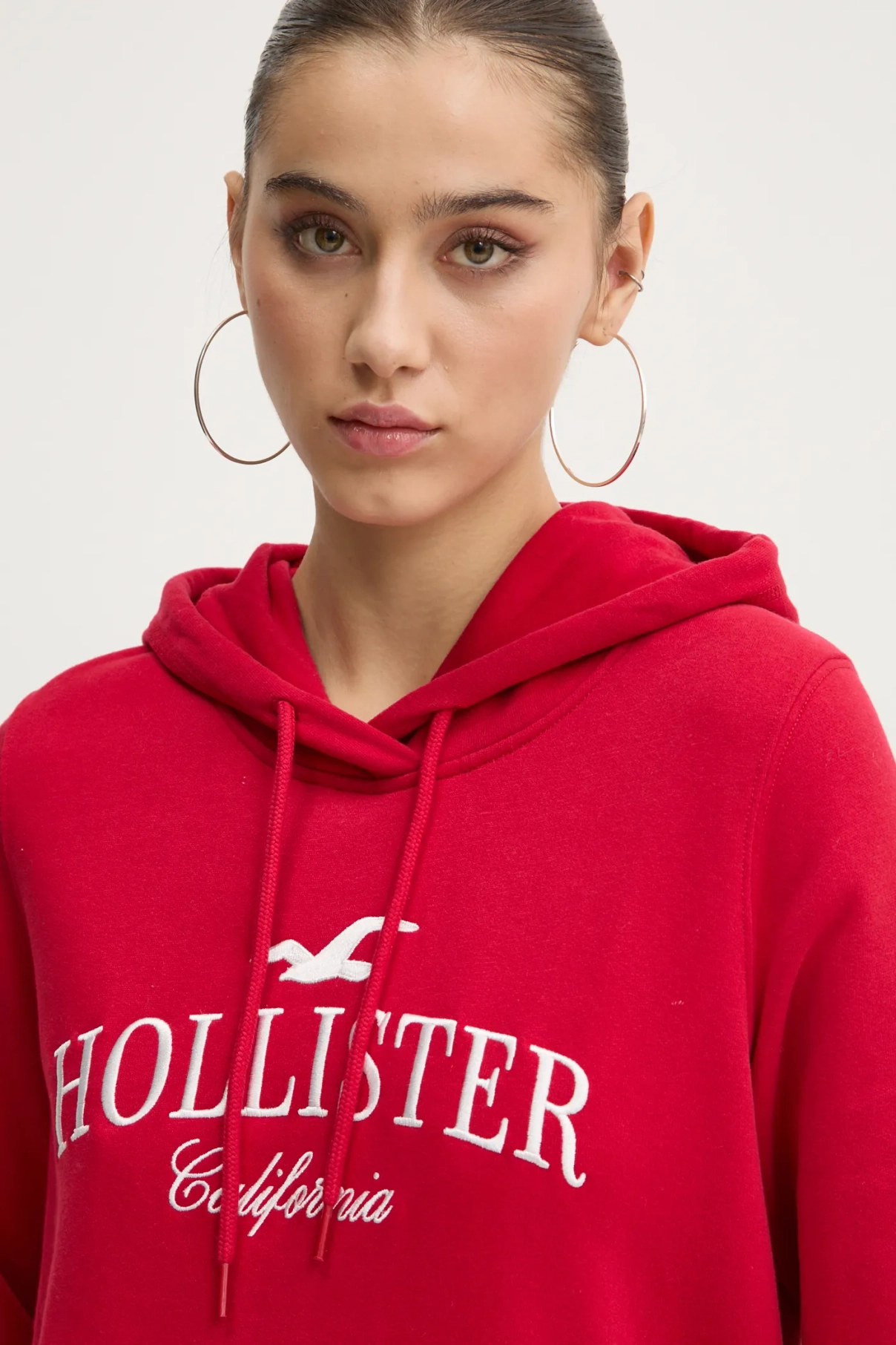 

Толстовка Hollister Co., красный