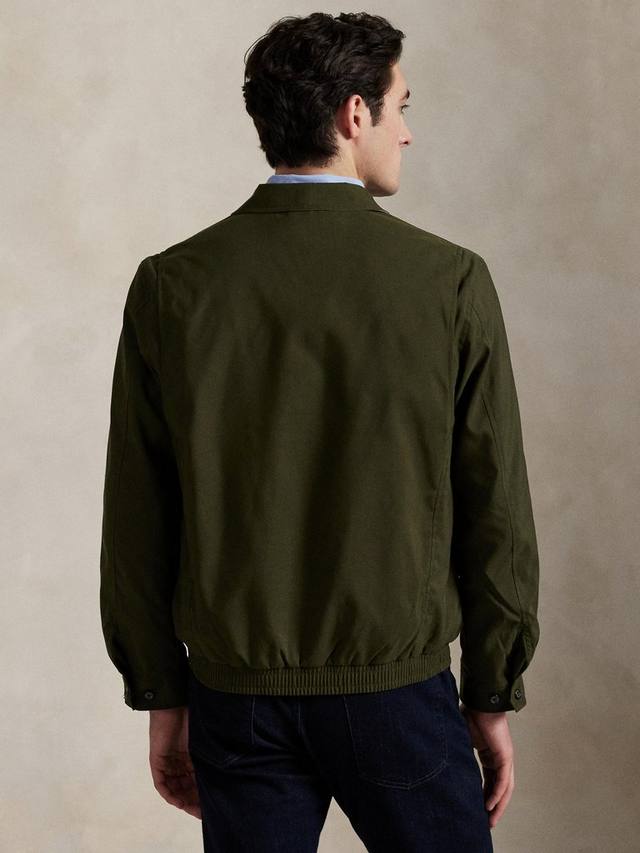 Легкая водоотталкивающая куртка из твила Polo Ralph Lauren, Company Olive — фото 2