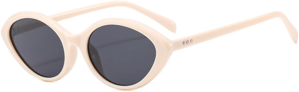 

Модные маленькие солнцезащитные очки «кошачий глаз» для женщин, модные градиентные очки с защитой от УФ-излучения UV400, винтажные солнцезащитные очки для мужчин LXLHWN, Beige Gray