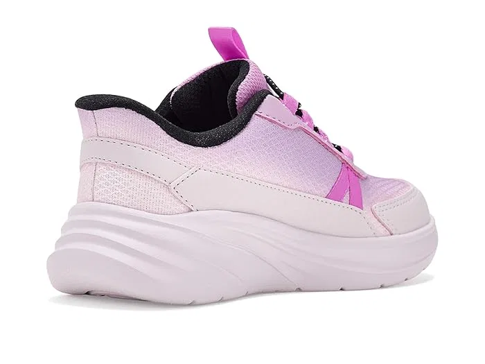 Кроссовки с технологией Slip-Ins Wave 92 SKECHERS KIDS, White/Lavendar — фото 4