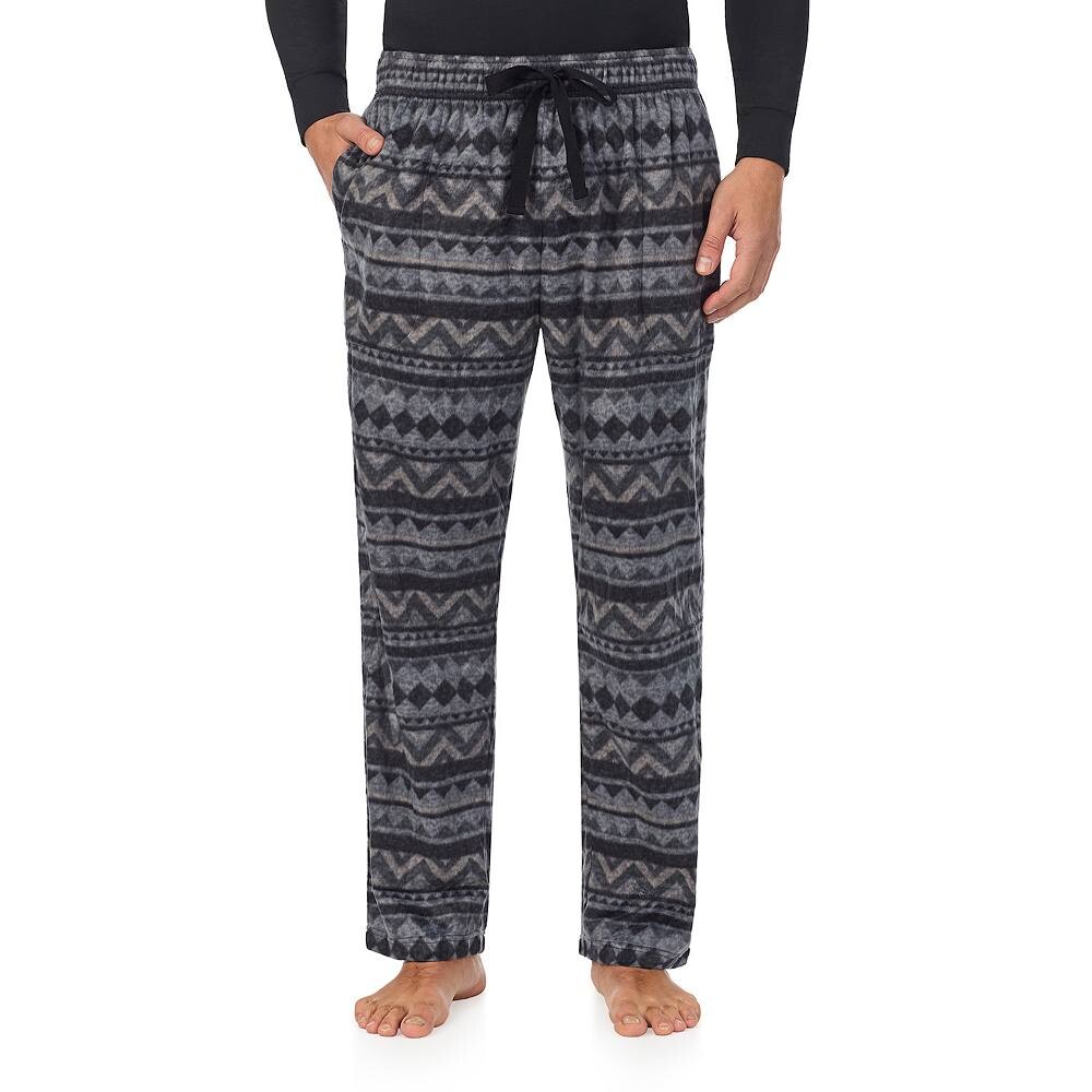 

Мужские флисовые ночные брюки Cuddl Duds, цвет Grey Fairisle