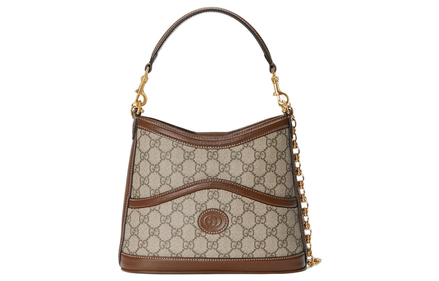 

Холщовая плоская сумка-ведро, женская сумка через плечо GUCCI