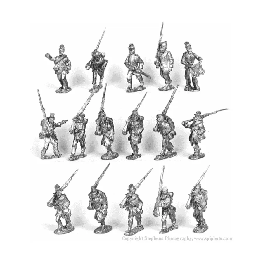 

Черная бригада с командованием, War Between the States (25mm)