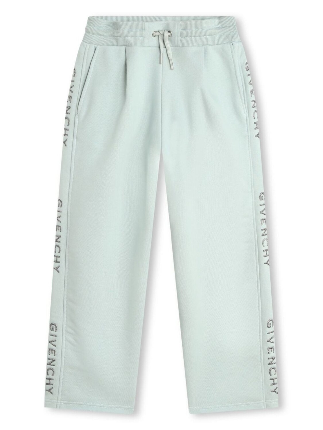 Givenchy Kids брюки с кулиской и логотипом, зеленый
