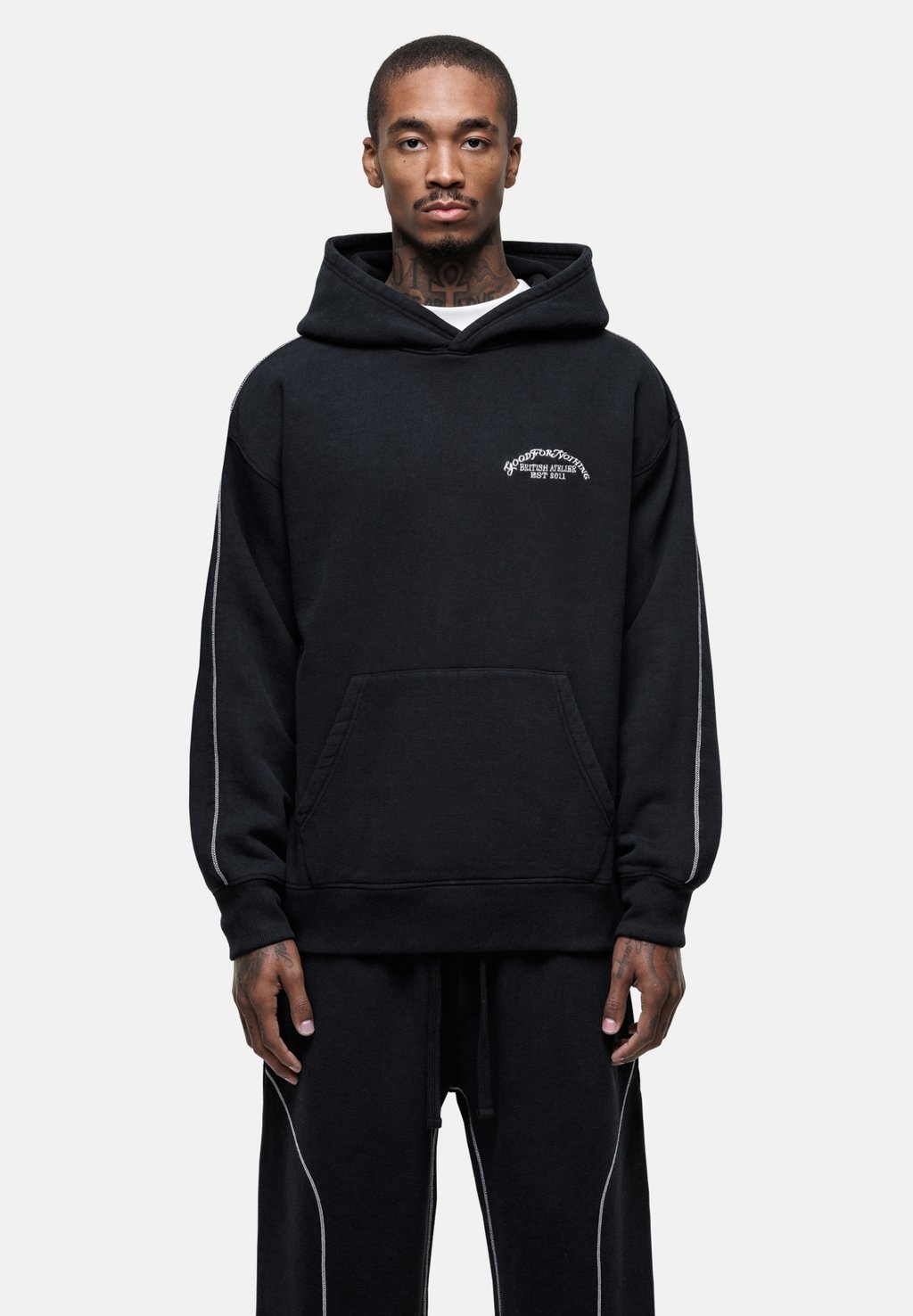 

Толстовка MSS-GDP - Hoodie Good For Nothing, черный