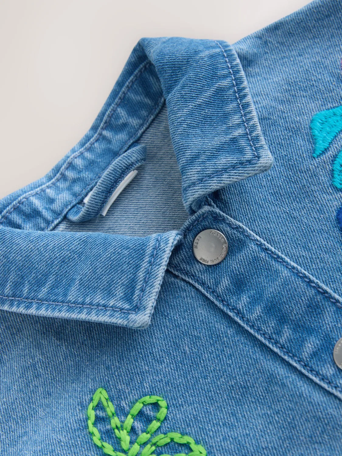 Куртка межсезонья Next, Azure/Blue Denim/Dark Blue — фото 4