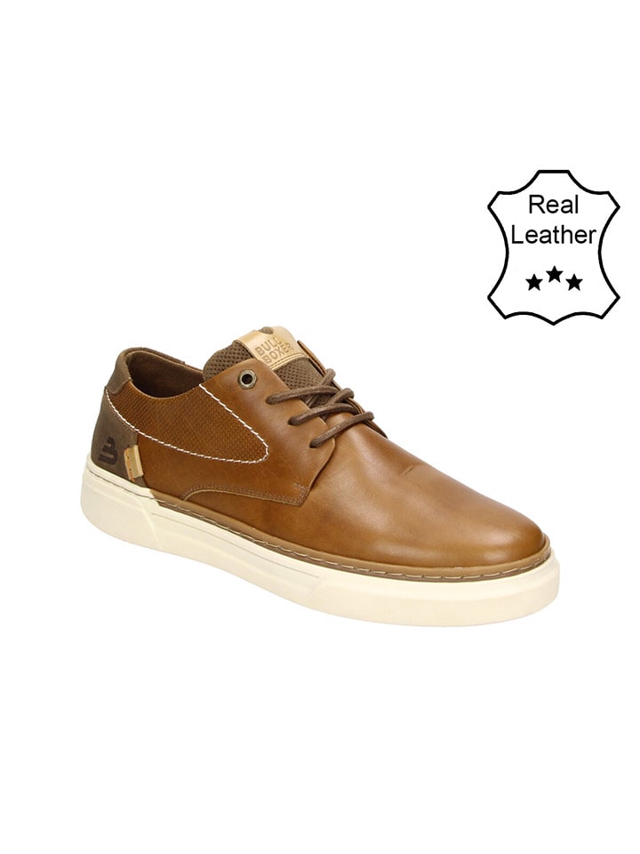 

Bullboxer Кожаные кроссовки коньячного цвета