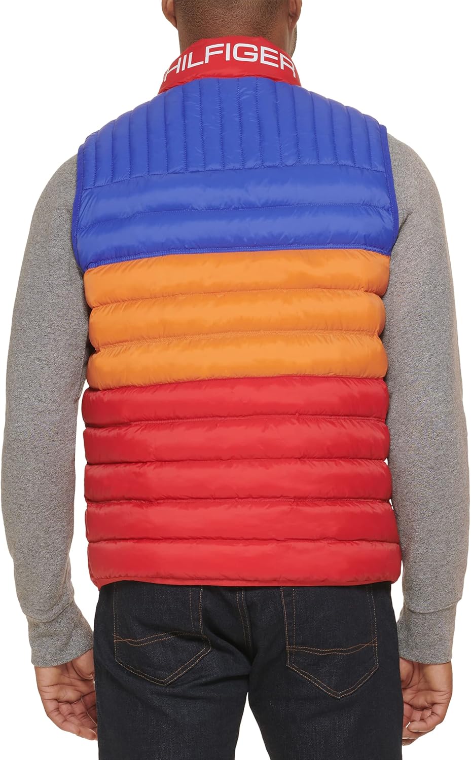 Легкая мужская куртка-пуховик Tommy Hilfiger, Bright Colorblock — фото 2