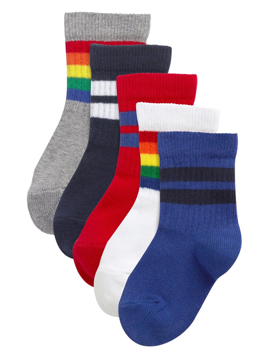 

Носки Next, цвет Sapphire/mottled grey/Red/White