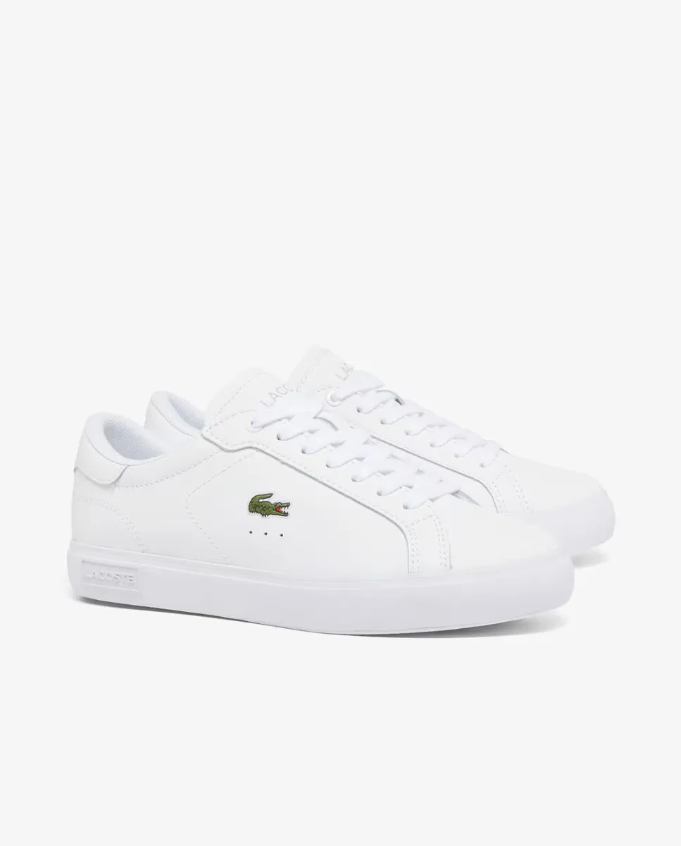 Женские кроссовки Powercourt белого цвета Lacoste, белый — фото 2