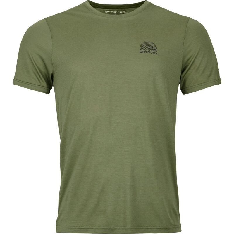 

Shirt 120 cool tec mtn stripe ts m Ortovox, цвет wild herbs
