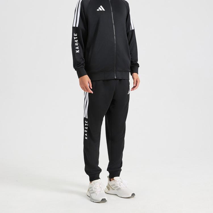 Вязаные спортивные штаны мужские Adidas, черный — фото 3