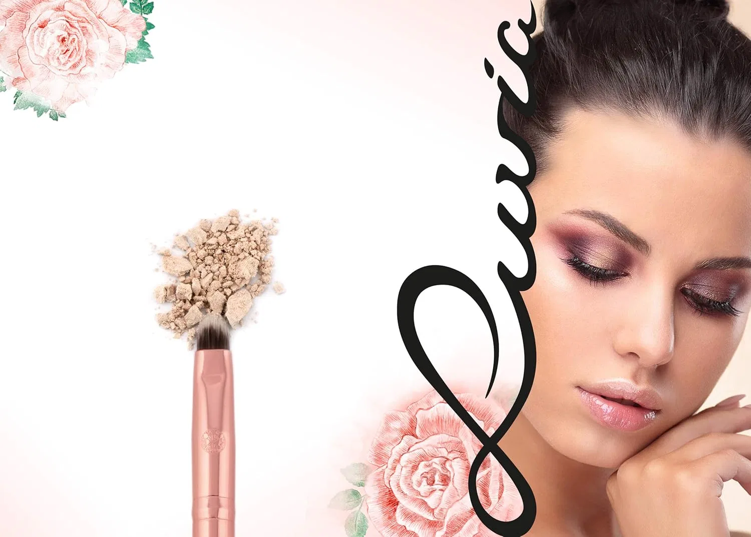 Малая кисть для теней Luvia Essentials Luvia Cosmetics, Nude/Rose Gold — фото 2