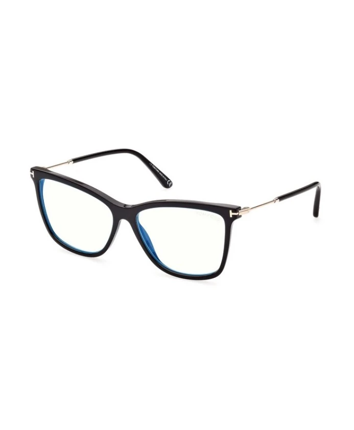 

Блестящие солнцезащитные очки ft5824 b Tom Ford, черный