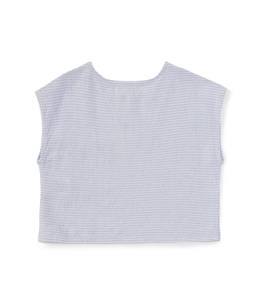 

Футболка с передним карманом для маленьких девочек Copper Key 2T-6X, синий