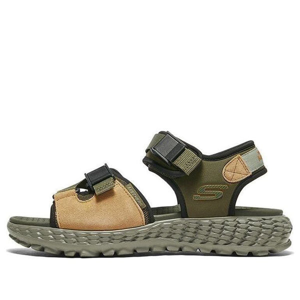 

Кроссовки monster sandals 'olive sand' Skechers, зеленый