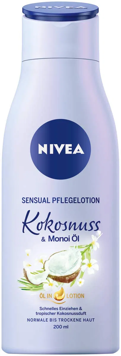 Лосьон для тела NIVEA Sensual Care с кокосовым и монои маслом, 200 мл Nivea