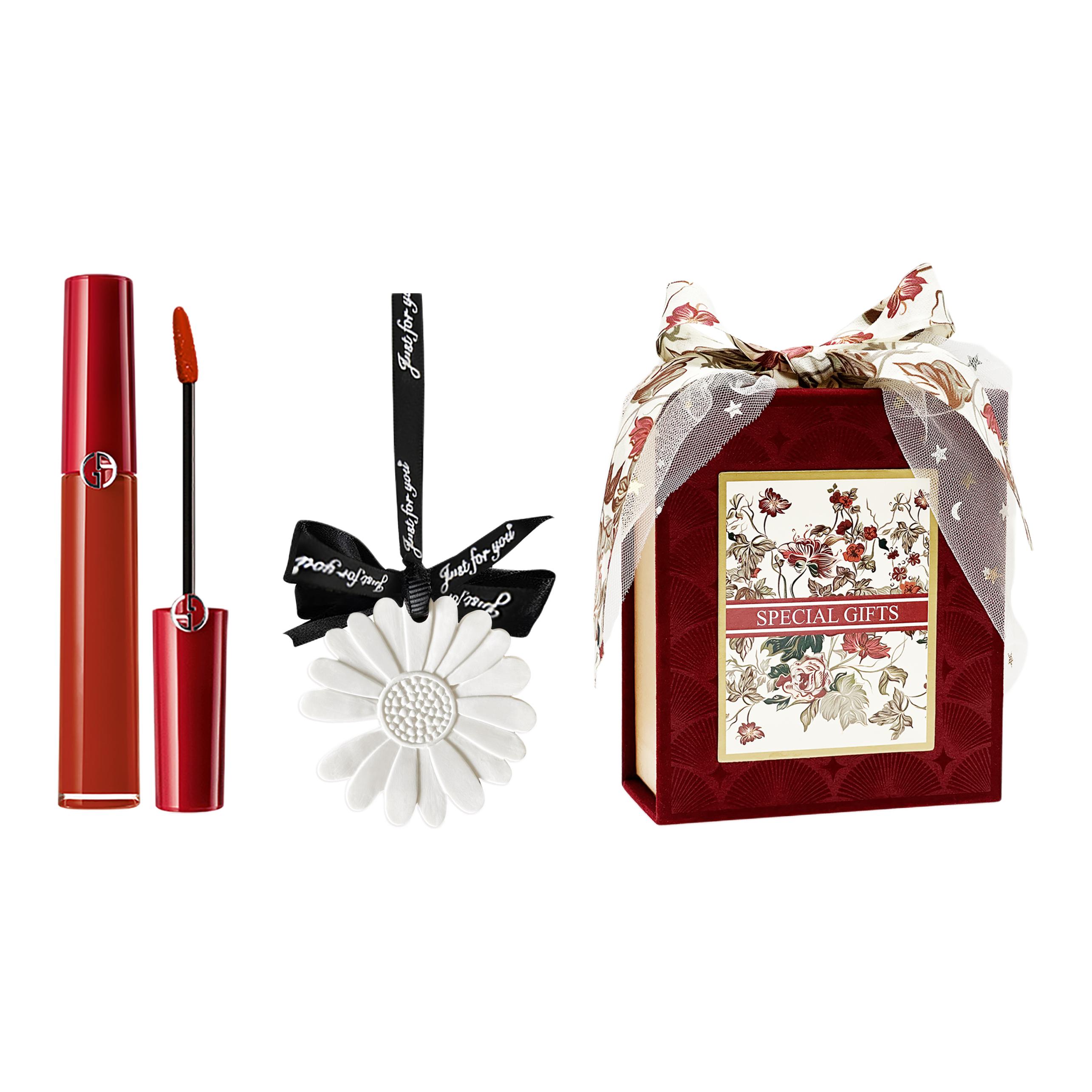 

GIORGIO ARMANI AMANI Redtube Luxury Star губной блеск из красного бархатного газа матовый стойкий 6,5 мл