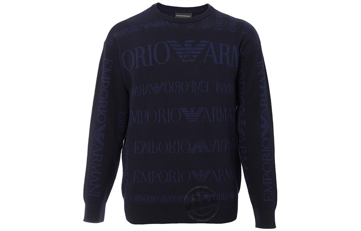 

EMPORIO ARMANI Свитер SS22 Knitwear Men's Navy Blue