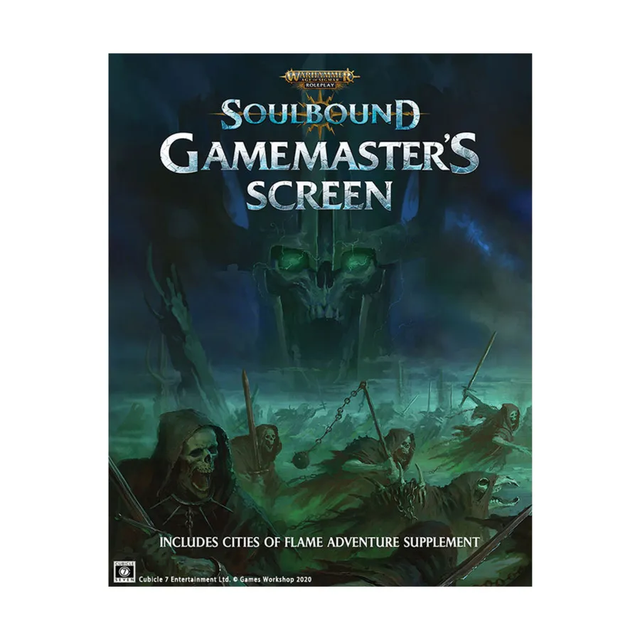 

Экран мастера игры Soulbound, Warhammer Fantasy RPG 4th Edition (Cubicle Seven)