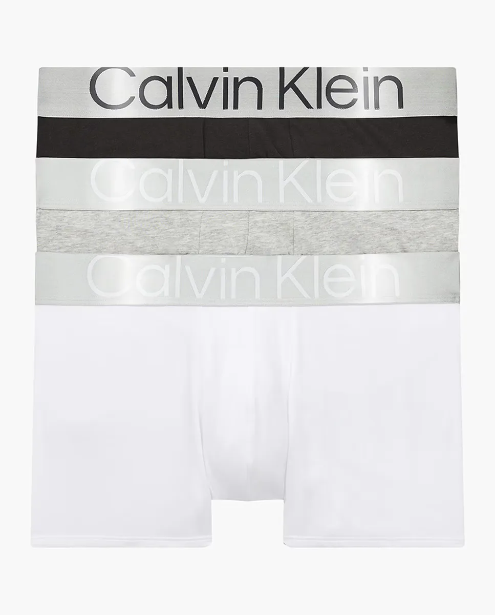 

Набор из 3 мужских однотонных боксеров Calvin Klein, белый