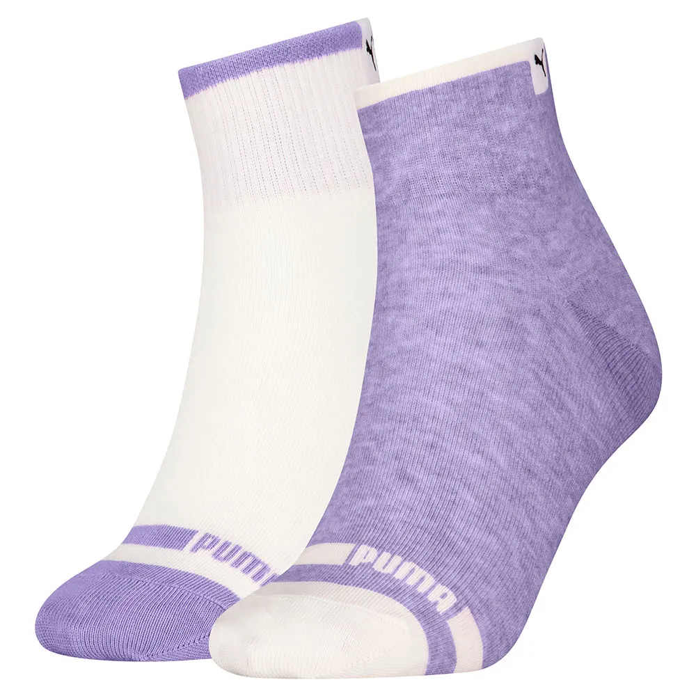 

Носки 2 шт Puma Heritage Toe Quarter, фиолетовый